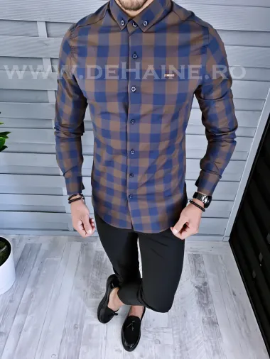 Camasa barbati in carouri slim fit B1365 P19-1.2